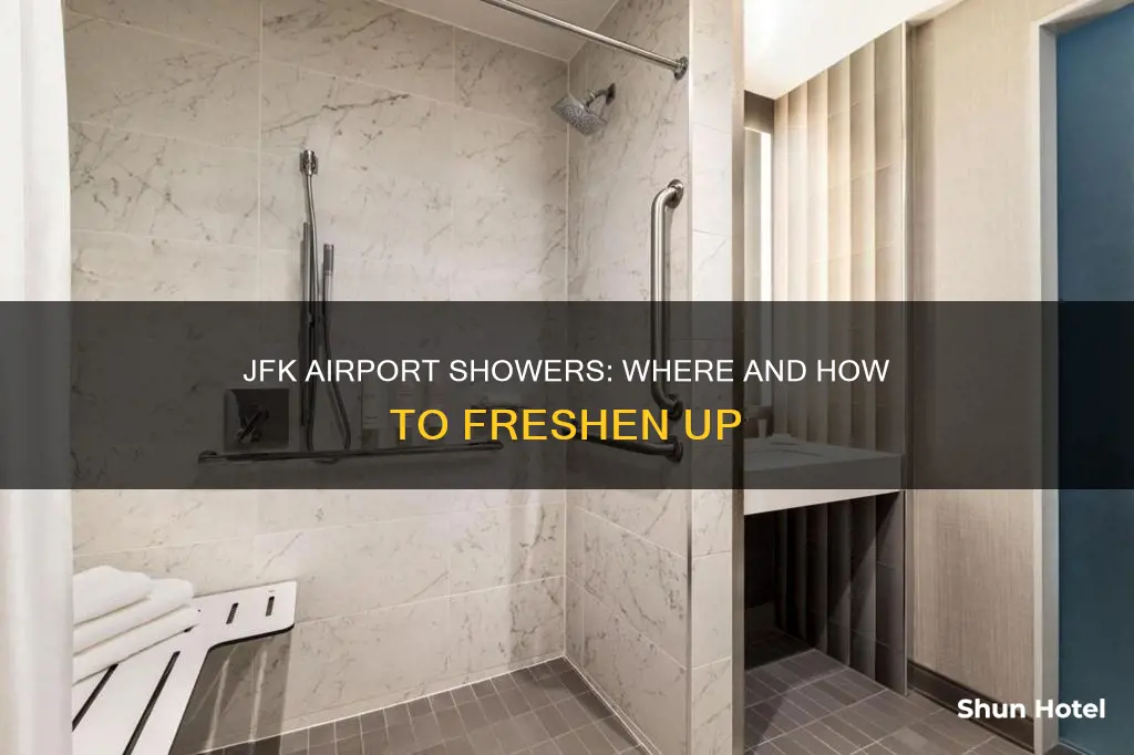 can i take a shower at jfk airport