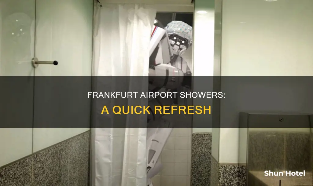 can i take a shower in frankfurt airport