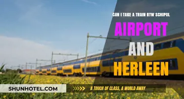 Travel from Schiphol Airport to Herleen: Train Options