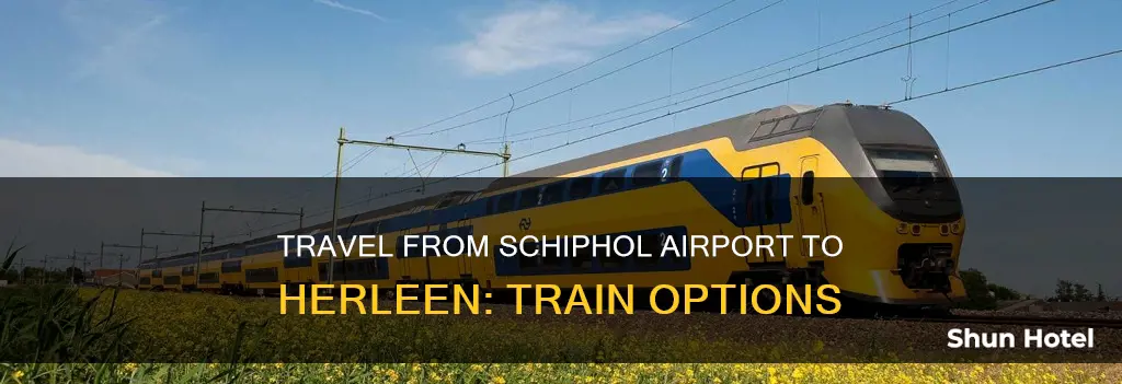 can i take a train btw schipol airport and herleen