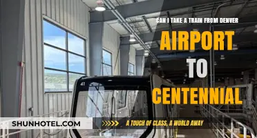 Traveling from Denver Airport to Centennial: Train Options