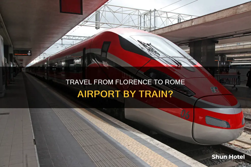 can i take a train from florence to rome airport