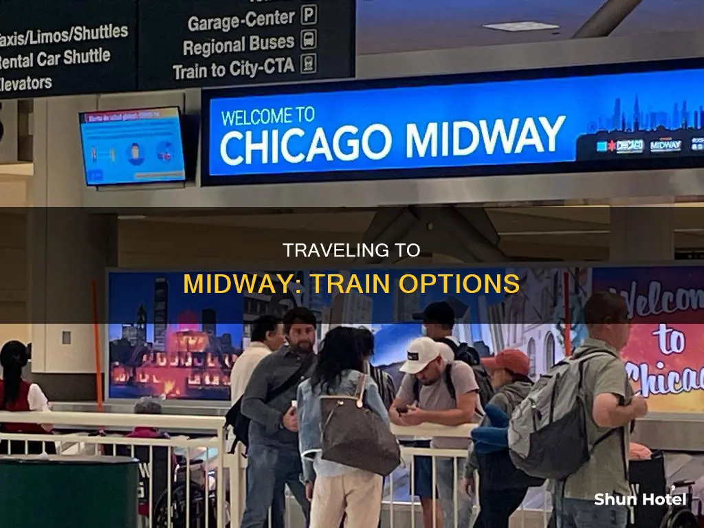 can i take a train to midway airport