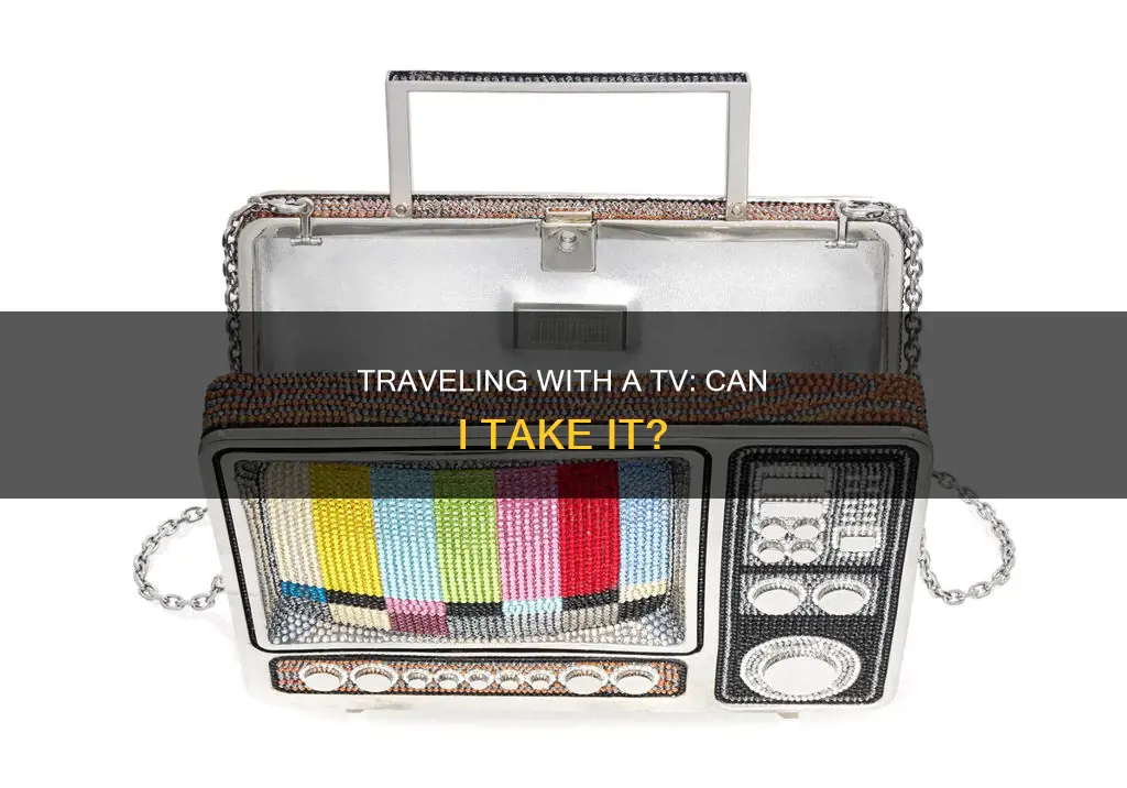 can i take a tv in my luggage airport