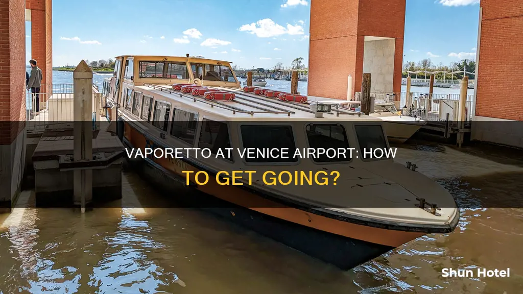 can i take a vaporetto at the airport in venice