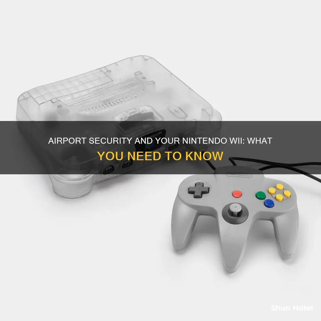 can i take a wii through airport security