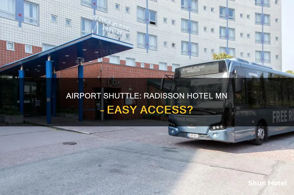 can i take airport shuttle to radisson hotel mn