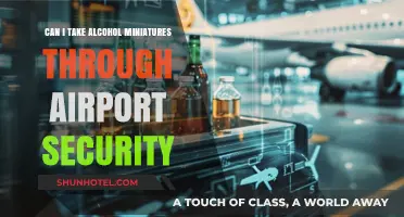 Airport Security: Alcohol Miniatures Do's and Don'ts