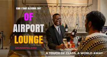 Airport Lounges: Can You Take Alcohol Away?