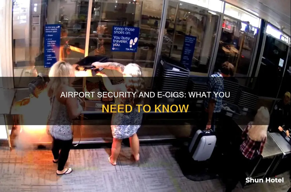 can i take an ecig through airport security