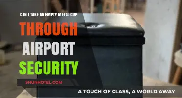 Airport Security: Metal Cup Clearance