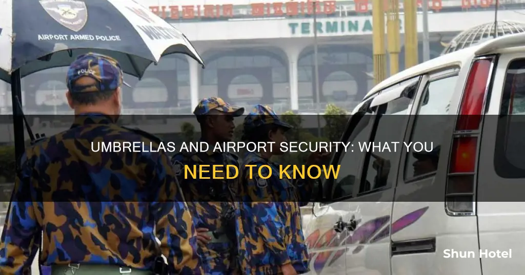 can i take an umbrella through airport security