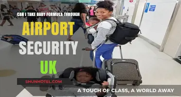 Traveling with Baby Formula: Airport Security in the UK