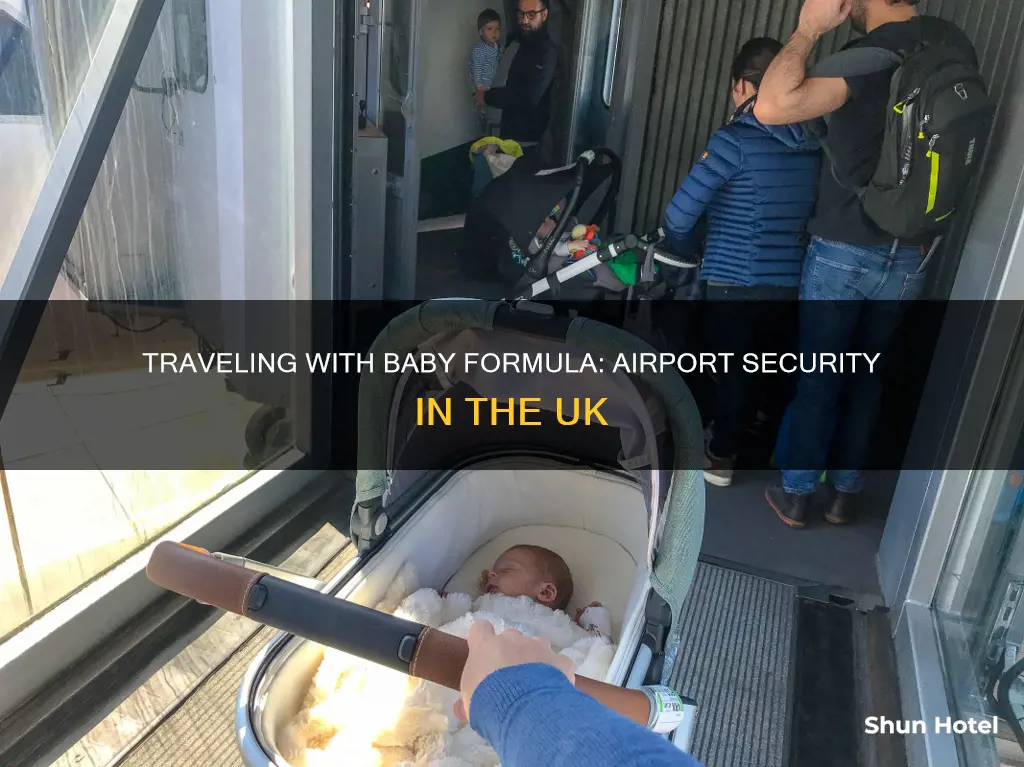 can i take baby formula through airport security uk