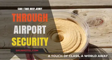 Traveling with Beef Jerky: Airport Security Rules
