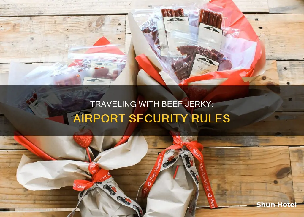 can i take beef jerky through airport security