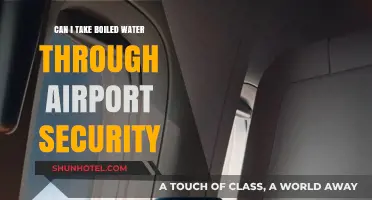 Airport Security: Can You Bring Boiled Water?