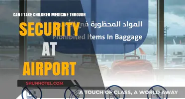 Airport Security and Children's Medicine: What's Allowed?