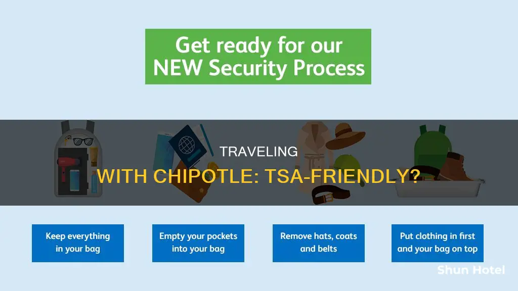 can i take chipotle through airport security