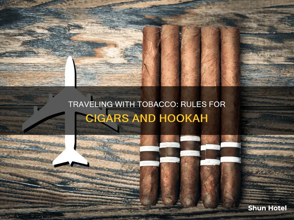 can i take cigars and.hookah.tobaccos from in new york airport