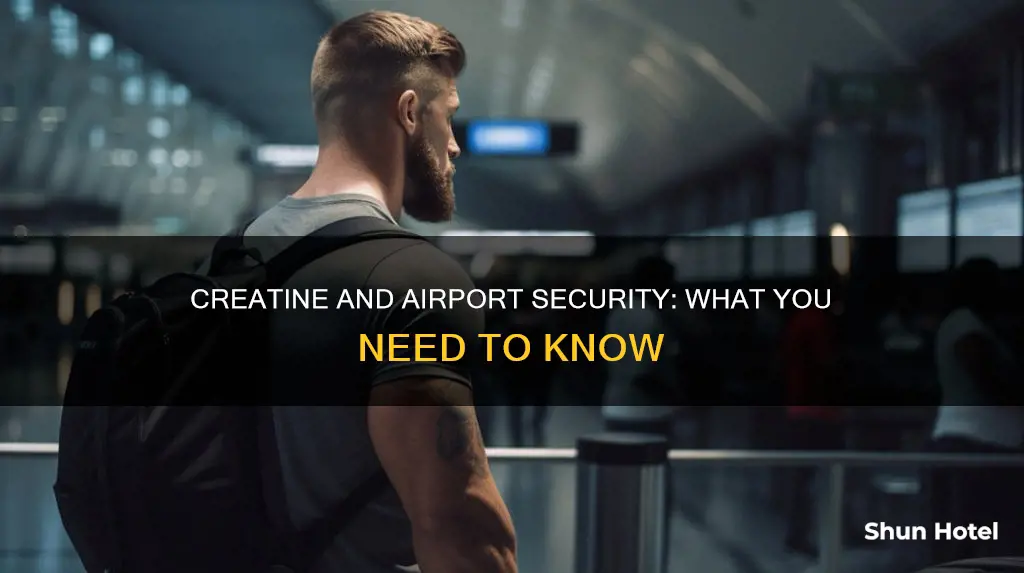 can i take creatine through airport security
