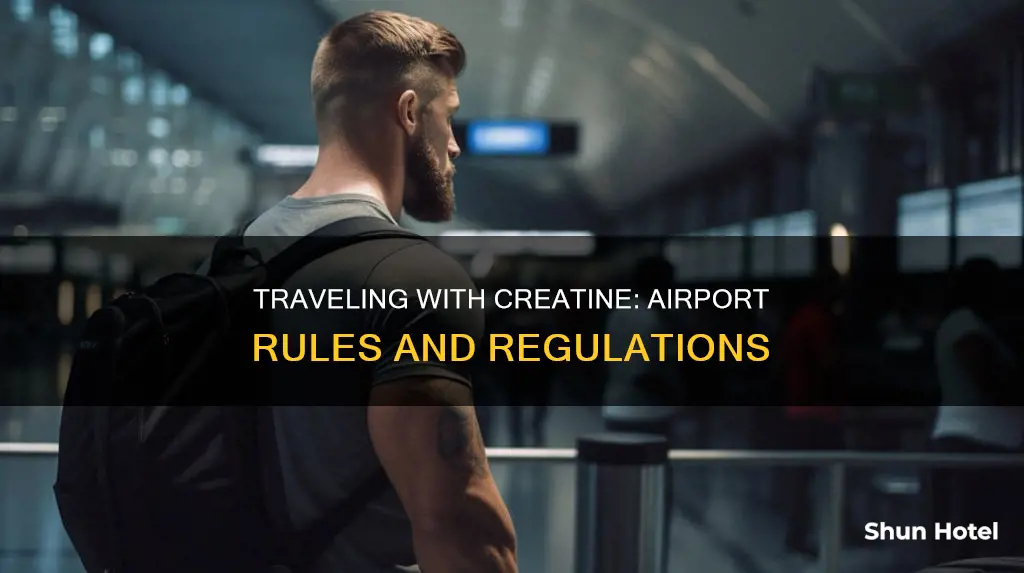 can i take creatine to the airport