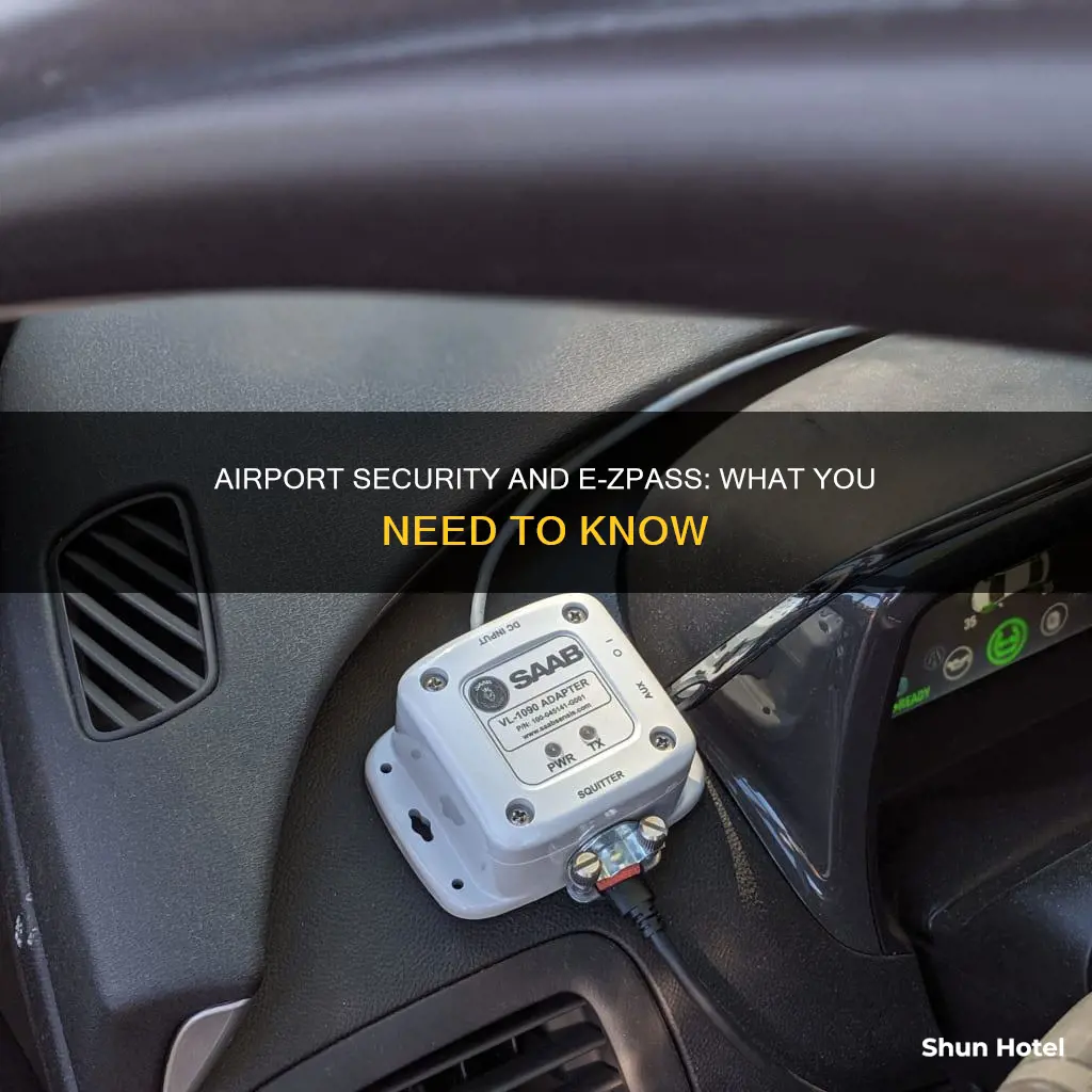 can i take easypass transponder through airport security