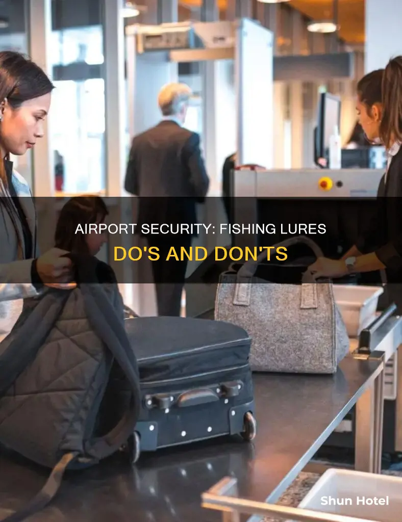 can i take fishing lures through airport security
