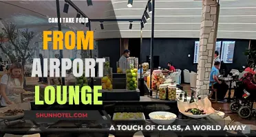 Airport Lounge Food: Can You Take It With You?