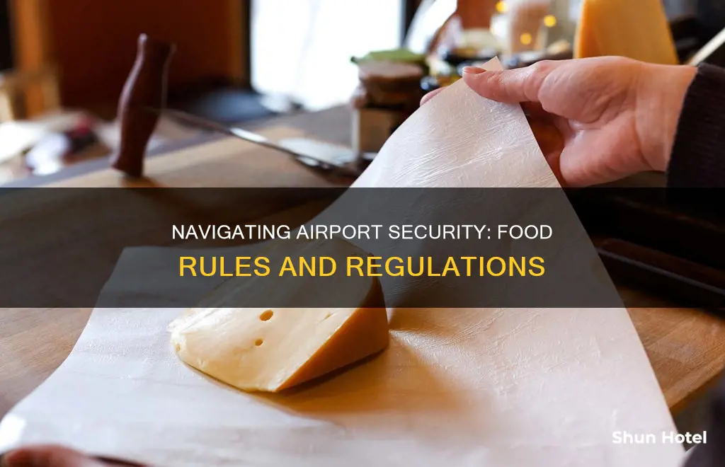 can i take food theoufh airport security