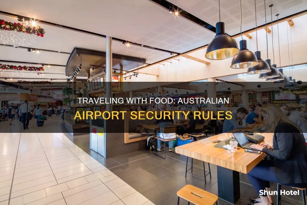 can i take food through airport security australia
