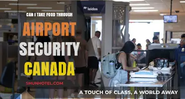 Travelers' Food Guide: Canadian Airport Security Rules