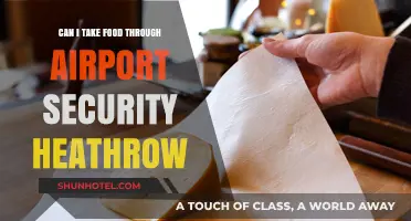 Travelers' Food Guide: Heathrow Airport Security