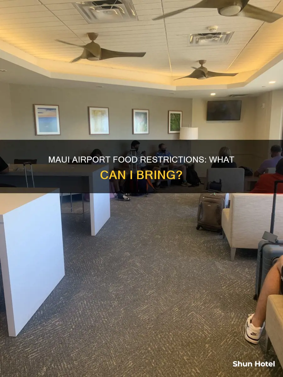 can i take food through maui airport