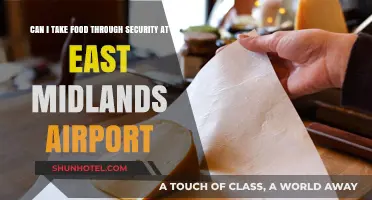 East Midlands Airport Security: Can You Bring Food?