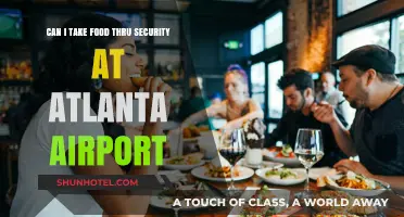 Travelers' Food Guide: Atlanta Airport Security