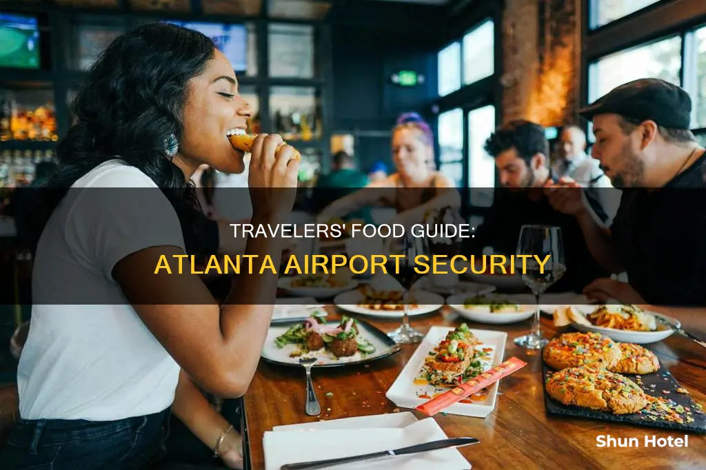 can i take food thru security at atlanta airport