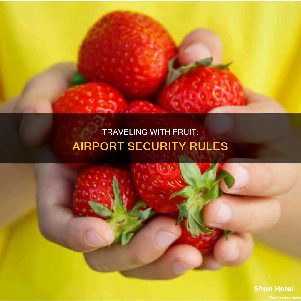 can i take fruit through the airport