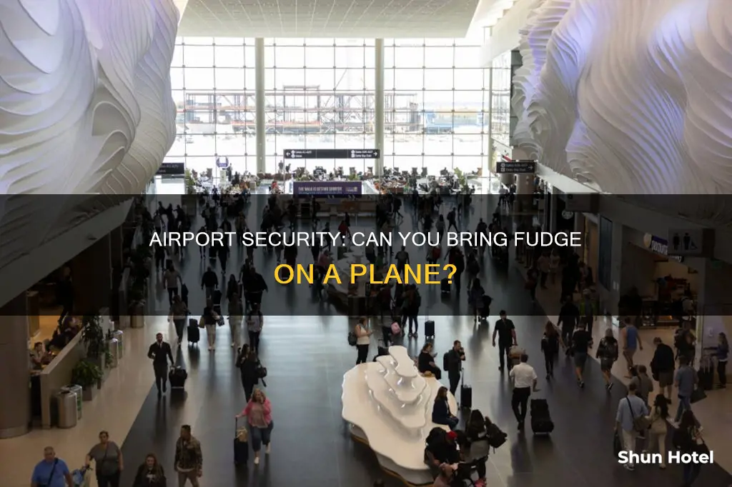 can i take fudge through airport security