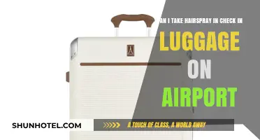 Hairspray in Checked Luggage: What You Need to Know