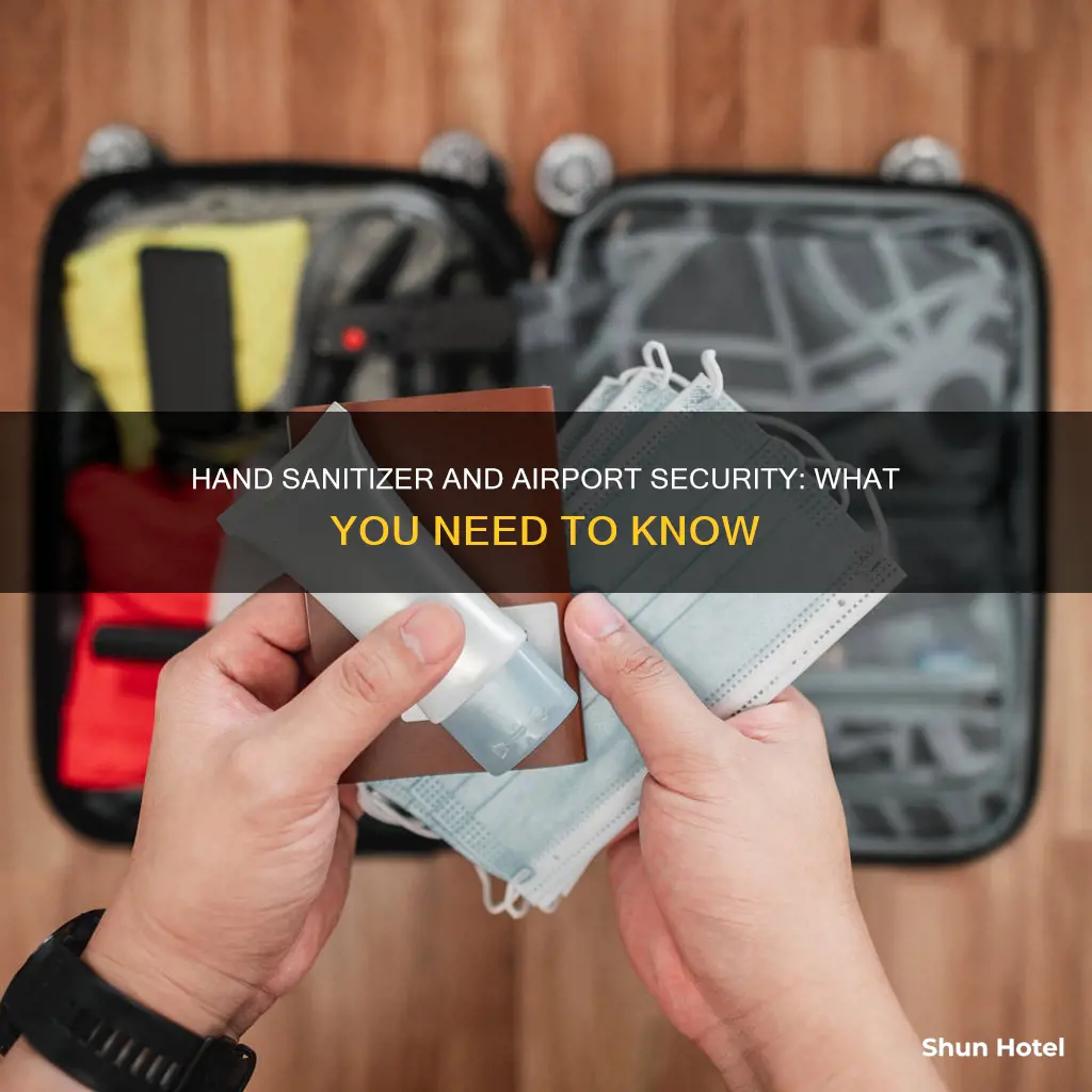 can i take hand sanitizer through airport security