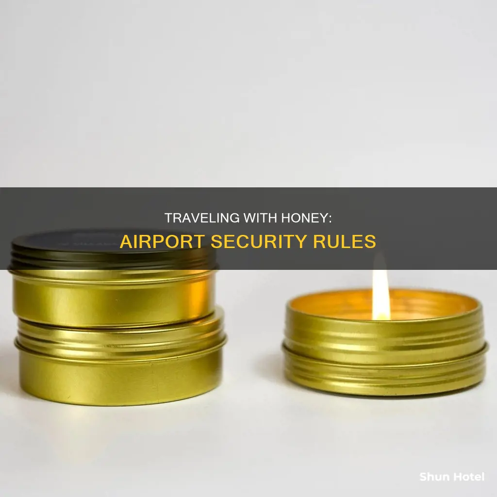 can i take honey through airport security
