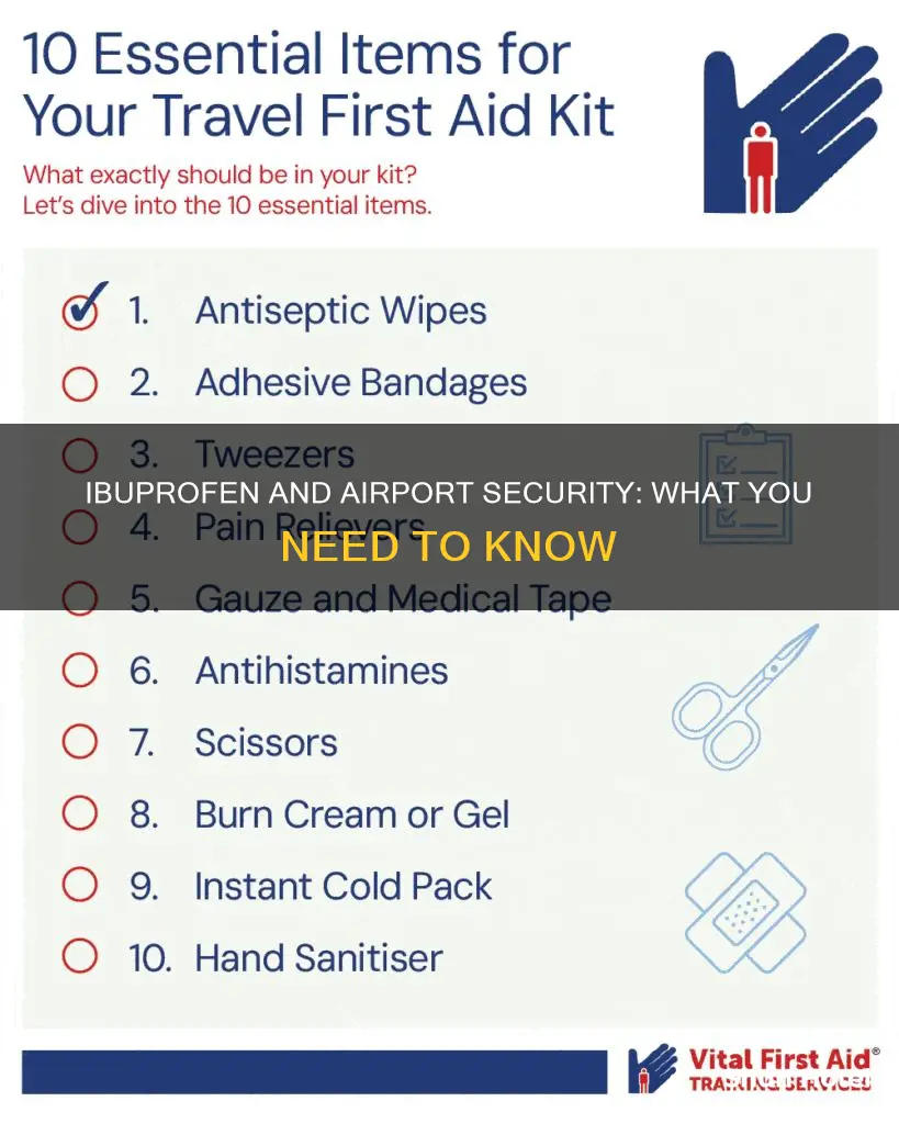 can i take ibuprofen through airport security