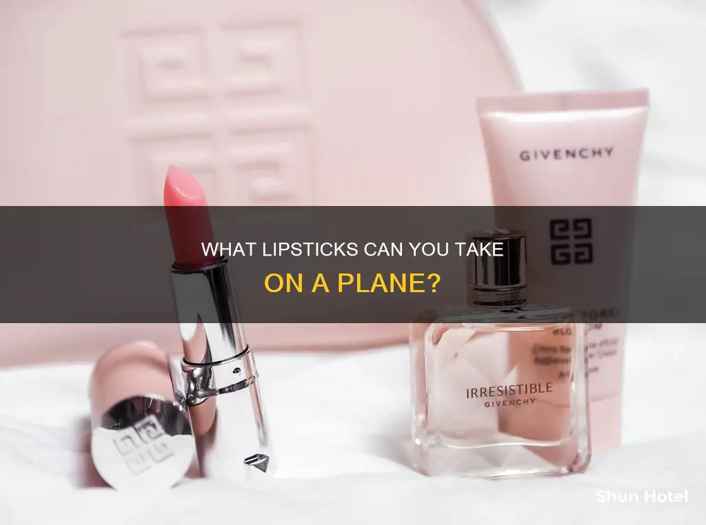 can i take lipstick with me to the airport