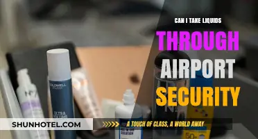 Airport Security: Liquids Allowed?