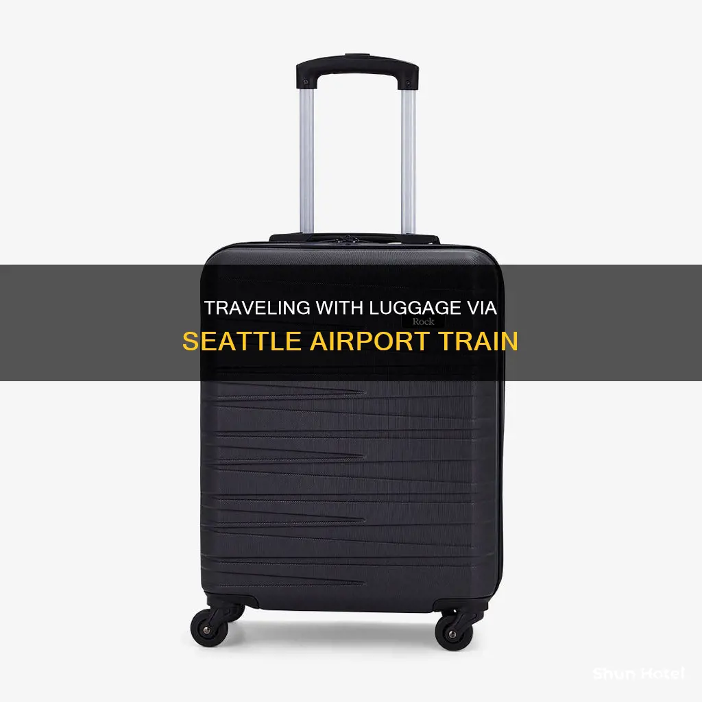 can i take luggage on seattle airport train
