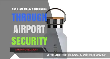Travelers' Tip: Metal Bottles and Airport Security