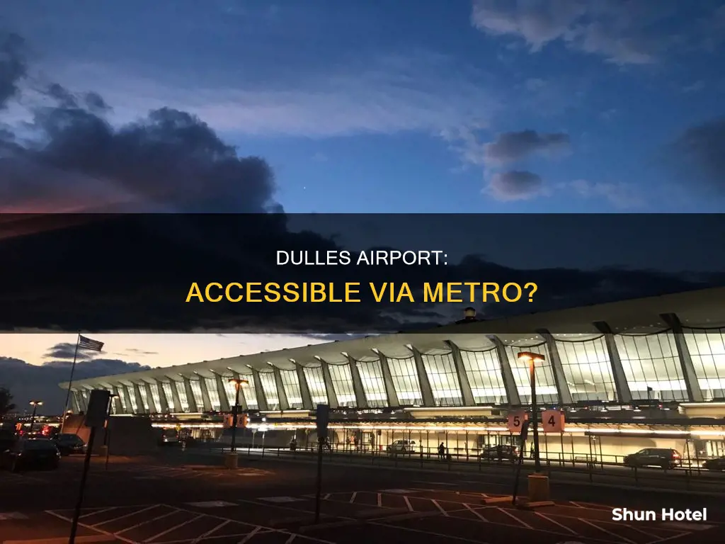 can i take metro to dulles airport