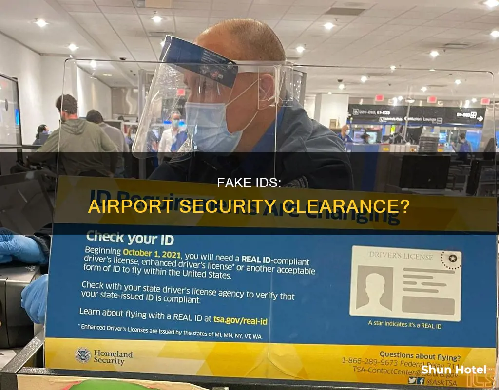 can i take my fake id through airport security