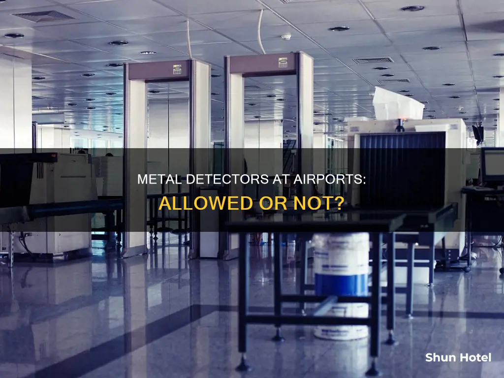 can i take my metal detector through airport security